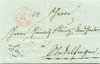 1849 (05.12.) ZÜRICH/NACHMITTAG, roter 2-Kreisstempel, Frankobrief mit Zusatzstempel "FRANCO"