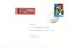 1962 (1.12.) Mandach (Kt. AG), 100 Rp. (ZU Nr.J198, Blockausschnitt) FDC Express-Brief nach Aarau