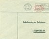 1933 (7.11.) Geneve 1 (Kt. GE) 20 Rp. Absenderfreistempel Typ 1 (Nr. 799) auf Fernbrief Solothurn