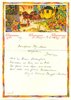 1941 (21.06.) Zug, Telegramm (LX 4) mit Postkutschen-Motiv an ein Brautpaar in Parpan, Kt. GR
