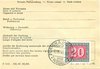 1945 (23.06.)  Zürich 3, Hauptbahnhof, Postlager, 20-Uhr,  20-Rappen (ZU-Nr.264, PAX) GEBÜHR für Bed