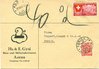 1942 (29.07.) Aarau, Briefamt, 20 Rp. (ZU-Nr. 220) auf Fernbrief nach Zürich. Die Marke Landesausste