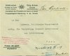 1919 (12.04.) PAR CYCLISTE, Brief per Radfahrer befördert! Absender: Kriegsgefangenen-Internierung i