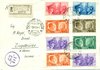 1941 (09.10.) Campione d'italia, Como, R-Brief nach Ziegelbrücke, Glarus. Transitstempel: Como und M