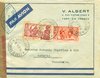 1939 (14.11.) Martinique, Fort du France (Kleine Antillen), 6,25 Franc Luftpostbrief nach Caracas, V