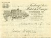 1916 (20.07.) Freiburg i. Br, 20 Rpf. Auslandbrief nach Lausanne, Dekorativer Hotelbrief!