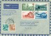 1948 (03.07.) Zürich 22, Luftpostbrief nach Vineland, USA mit Satz Pro Patria 1948