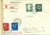 1943 (04.12.) Schatzalp, Pro Juventute 1943 Satzbrief nach Deutschland mit Zensur