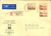 1947 (11.11.) Wertzeichenverkaufsstelle Bern, 460 Rp. R-Luftpostbrief nach USA