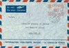 1949 (04.06.) La Chaux-de-Fonds, 80 Rp. Luftpostbrief nach New York, Firmenreistempel Nr. 3016