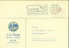 1951 (03.04.) Zug, 10 Rp. Firmenfreistempel Nr. 1417 'J.U. Gygli Spinnerei Zug' auf Postkarte