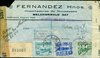 1943 (29.09.) Lima, Peru - Airmail to Nottingham, Great Britain, with 2 censor.