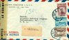 1944 (02.06.) Lima, Peru - Airmail to Philadelphia, USA with US-Censor. Eingeschriebener Luftpostbri