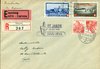 1944 (26.08.) St. Jakob an der Birs 1444 - 1944, R-Express-Brief Schweiz. Automobil-Postbureau 3 nac