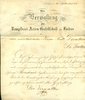 1852  (10.09.) Brief der Dampfboot Aktion-Gesellschaft in Lindau an die Kreispostdirektion in St. Ga