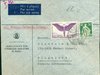 1938 (13.12.) Basel, 150 Rp. Luftpostbrief nach Singapure, Straits Settlements.