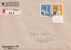 1944 (24.04.) Bern 1, 40 Rp. R-Brief nach Langnau BE. Schöne Frankatur 'Olympiade 1944'.
