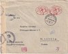 1943 (05.04.) Münchenstein, 40 Rp. Auslandsbrief der 2. Gewichtsstufe nach St. Ludwig, Elsass. Zensu
