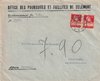 1931 (07.08.) Délement, 40 Rp. Nachnahme nach Solothurn. AS: 8.8.1931.
