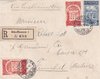 1924 (25.11.) Schaffhausen 1, R-Brief nach Funchal, Madeira mit UPU 1924 !!