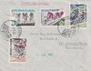 1963 (15.07.) Gent, Belgien, FDC nach Geldern, Deutschland. Motiv: Radrennfahrer, Velofahrer.