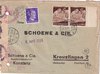 1944 (29.03.) Bregenz, 12 Rpf. Brief im Grenzrayon nach Kreuzlingen, Schweiz. Zensur ABP München.