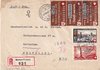 1942 (16.07.) Montana-Vermala, 60 Rp. R-Brief nach Rotterdam, Niederlande. Schöhe Frankatur (Pro Pat