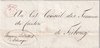 1840 (22.01.) Estavayer, portofreier Brief an das Conseil des Finance du canton de Fribourg.