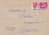 1964 (25.10.) Reconvillier, CFF, 20 Rp. Brief nach Luzern. Propagandakleber "Jura" !