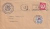 1955 (09.03.) Leeds, Grossbritannien, Brief nach Vaduz, Liechtenstein. In Vaduz mit 15 Rp. Nachporto
