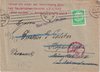 1940 (22.06.) Halle, Deutschland, 5 Rpf. Drucksache nach Kopgenhagen. Zurück - Zensur - Vermerk !!